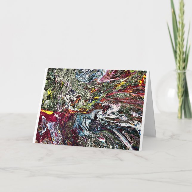 Abstrakt Färg Study 45, kort (Framsida)