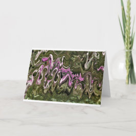 Abstrakt Färg Study 466, kort