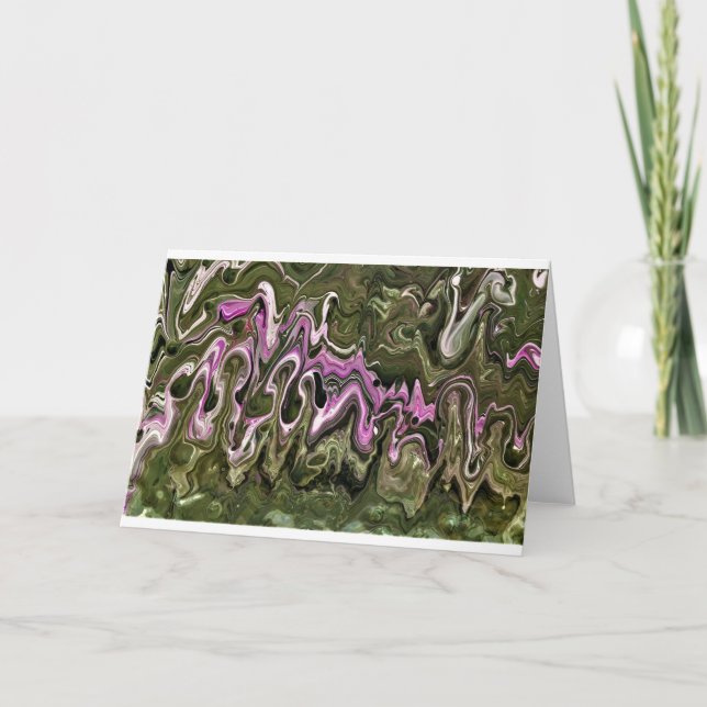 Abstrakt Färg Study 466, kort (Framsida)