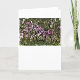 Abstrakt Färg Study 466, kort