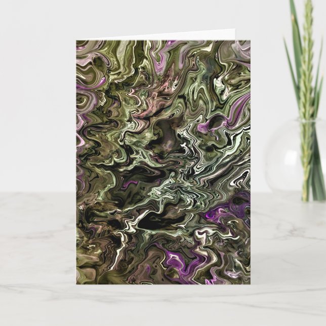 Abstrakt Färg Study 467, kort (Framsida)