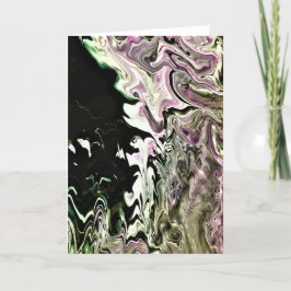 Abstrakt Färg Study 471, kort