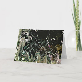 Abstrakt Färg Study 472, kort