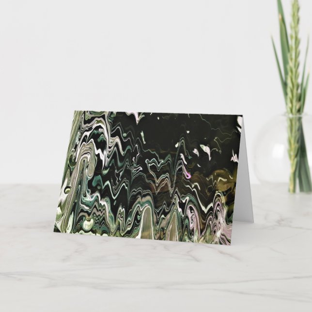 Abstrakt Färg Study 472, kort (Framsida)