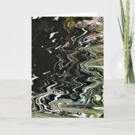 Abstrakt Färg Study 472, kort