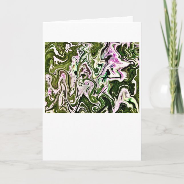 Abstrakt Färg Study 476, kort (Framsida)