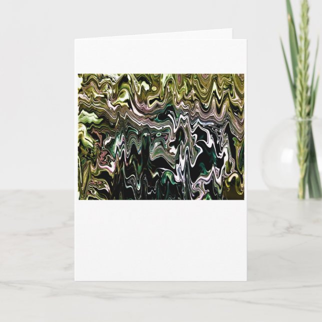 Abstrakt Färg Study 477, kort (Framsida)