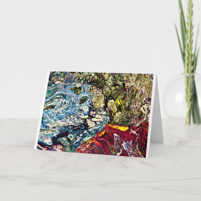 Abstrakt Färg Study 47, kort (Framsida)