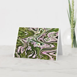 Abstrakt Färg Study 480, kort