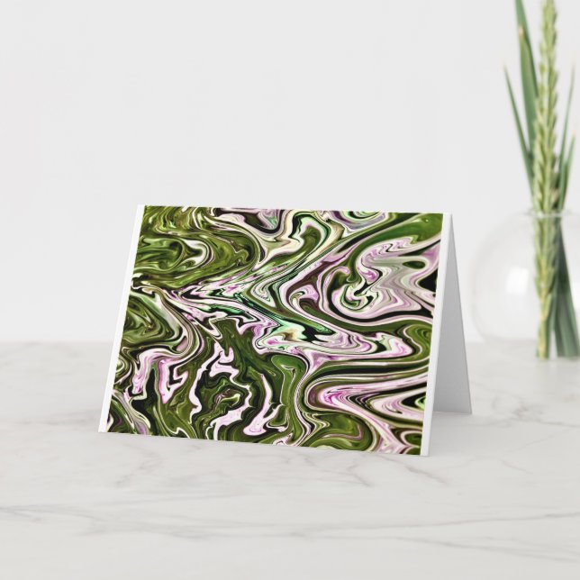 Abstrakt Färg Study 480, kort (Framsida)