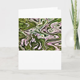 Abstrakt Färg Study 480, kort