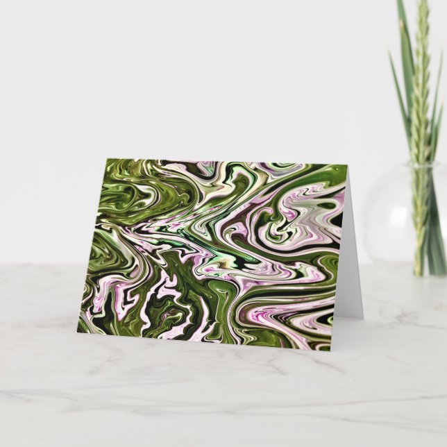 Abstrakt Färg Study 480, kort (Framsida)