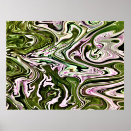 Abstrakt Färg Study 480 Poster