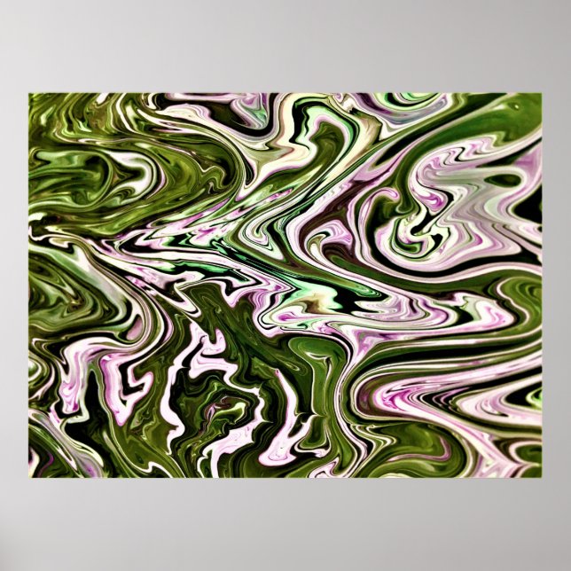 Abstrakt Färg Study 480 Poster (Framsidan)