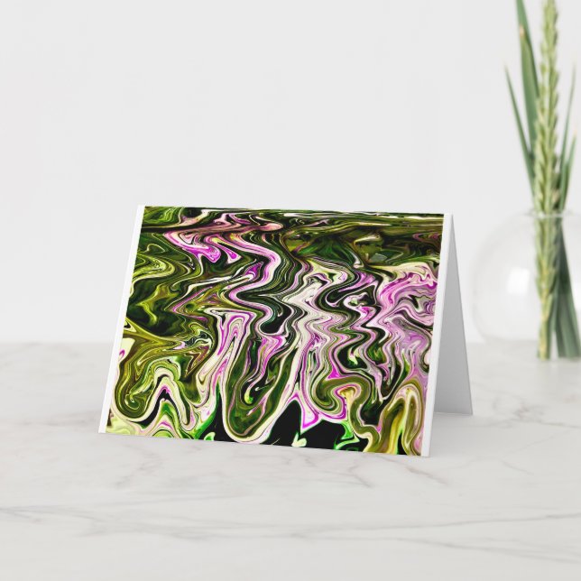 Abstrakt Färg Study 481, kort (Framsida)