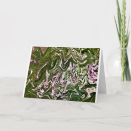 Abstrakt Färg Study 485, kort