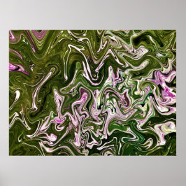 Abstrakt Färg Study 485 Poster