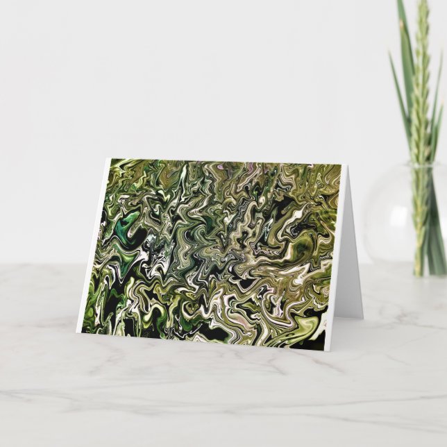 Abstrakt Färg Study 487, kort (Framsida)