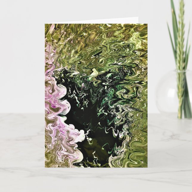 Abstrakt Färg Study 494, kort (Framsida)