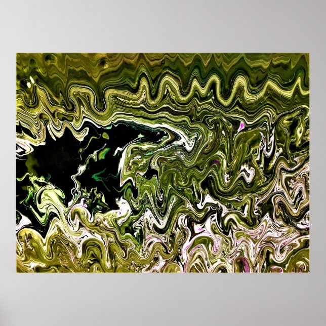 Abstrakt Färg Study 495 Poster (Framsidan)