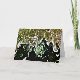 Abstrakt Färg Study 498, kort