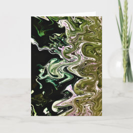 Abstrakt Färg Study 498, kort