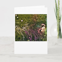 Abstrakt Färg Study 499, kort