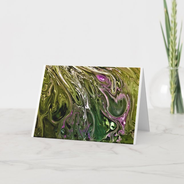 Abstrakt Färg Study 500, kort (Framsida)