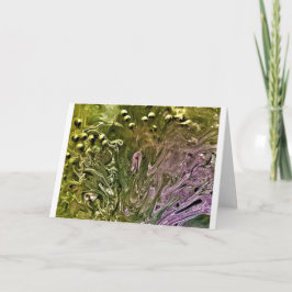 Abstrakt Färg Study 501, kort