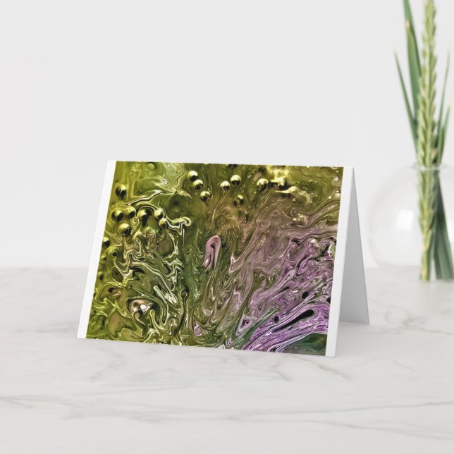 Abstrakt Färg Study 501, kort (Framsida)