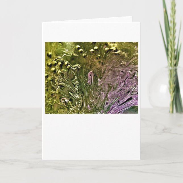 Abstrakt Färg Study 501, kort (Framsida)