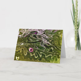 Abstrakt Färg Study 502, kort