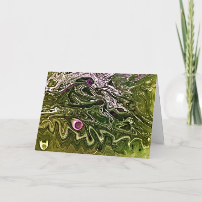 Abstrakt Färg Study 502, kort (Framsida)