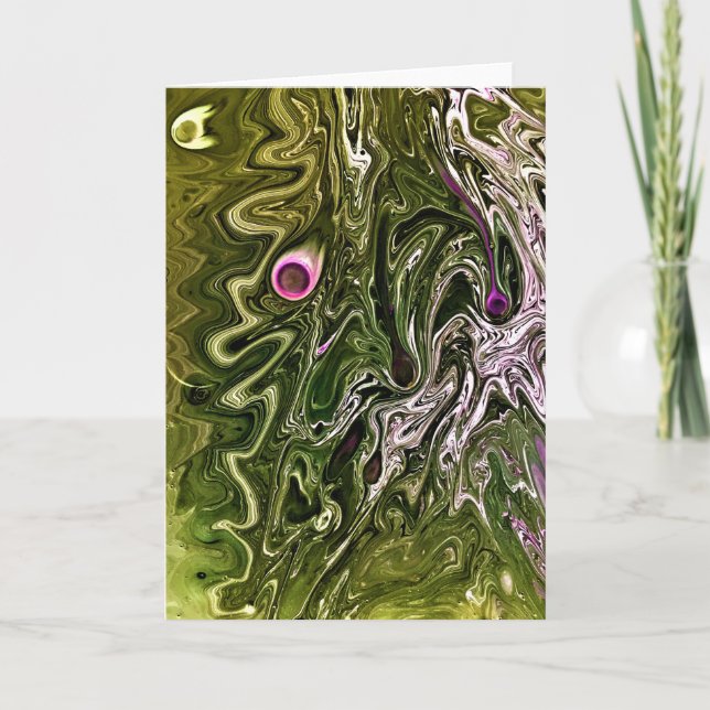 Abstrakt Färg Study 502, kort (Framsida)