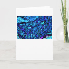 Abstrakt Färg Study 505, kort