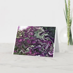 Abstrakt Färg Study 506, kort