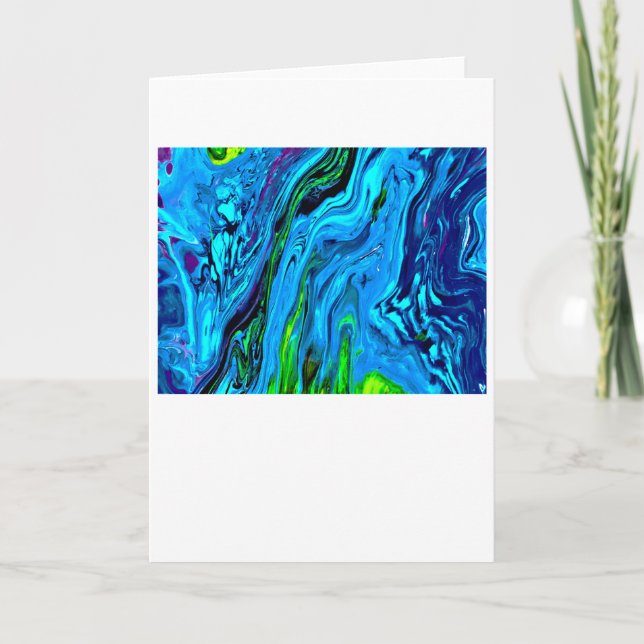 Abstrakt Färg Study 60, kort (Framsida)