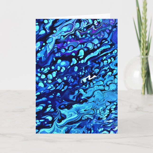 Abstrakt Färg Study 65, kort (Framsida)