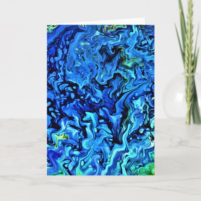 Abstrakt Färg Study 70, kort (Framsida)