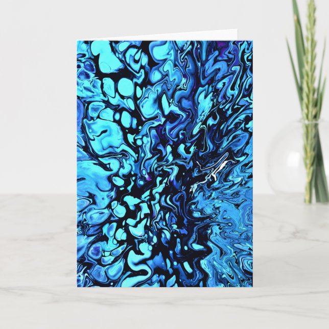 Abstrakt Färg Study 74, kort (Framsida)