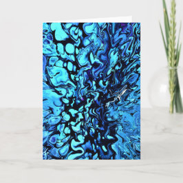 Abstrakt Färg Study 74, kort