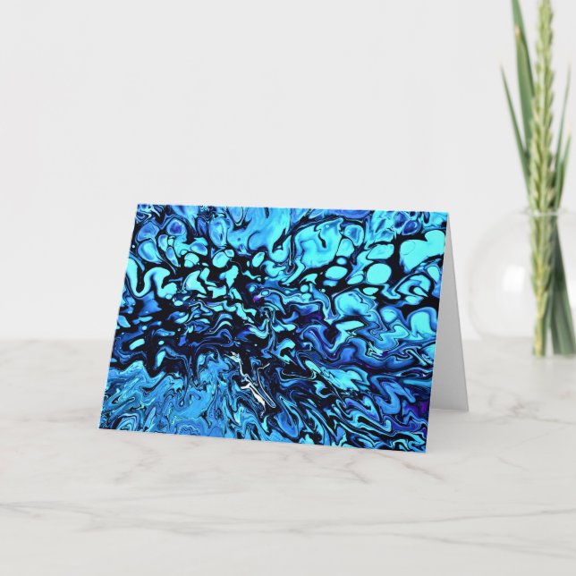 Abstrakt Färg Study 74, kort (Framsida)