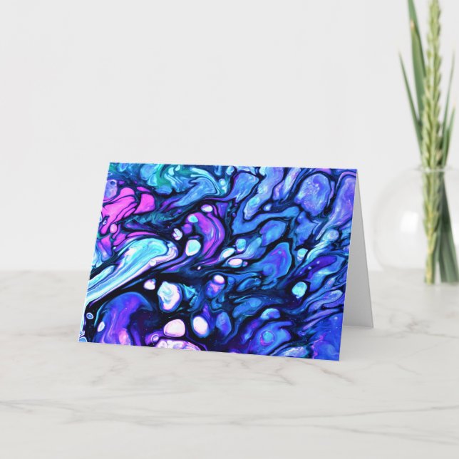 Abstrakt Färg Study 75, kort (Framsida)