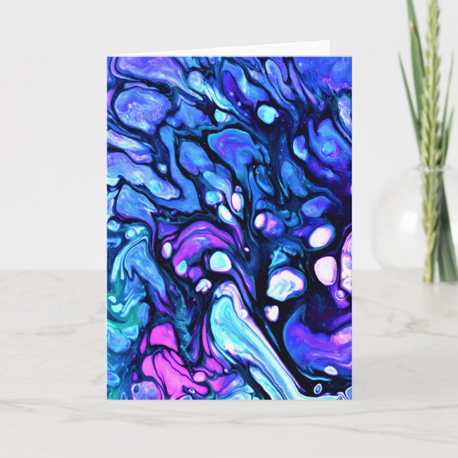 Abstrakt Färg Study 75, kort (Framsida)