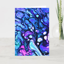 Abstrakt Färg Study 75, kort
