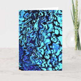 Abstrakt Färg Study 76, kort
