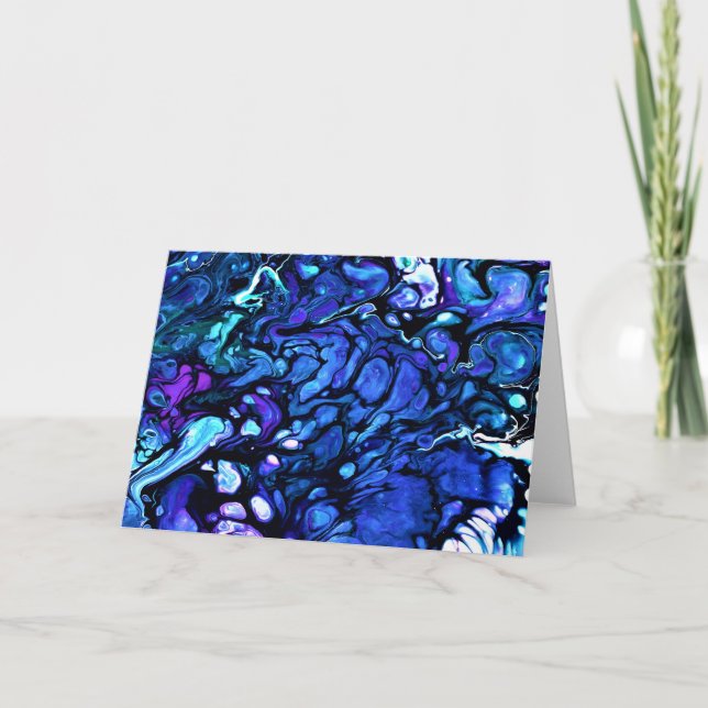 Abstrakt Färg Study 77, kort (Framsida)