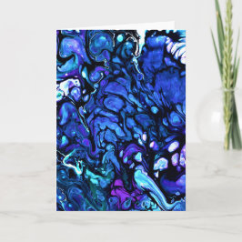 Abstrakt Färg Study 77, kort