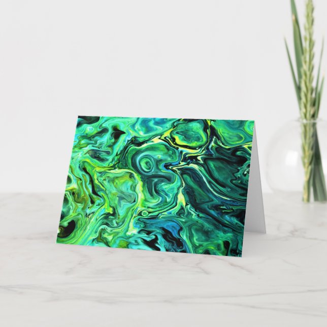 Abstrakt Färg Study 78, kort (Framsida)