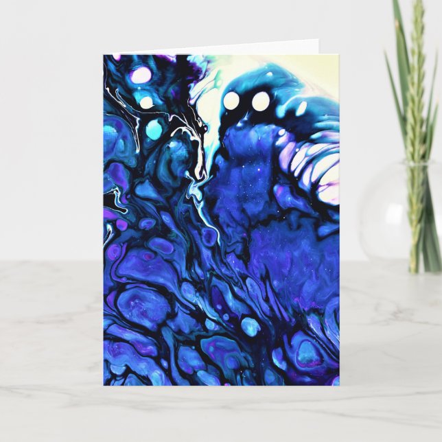 Abstrakt Färg Study 79, kort (Framsida)